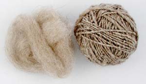 Natural color (Sambra) Churro Roving for sale